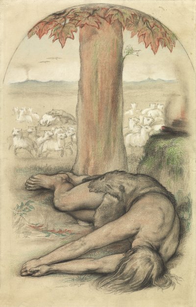 Allegory of idleness by Frederic James Shields